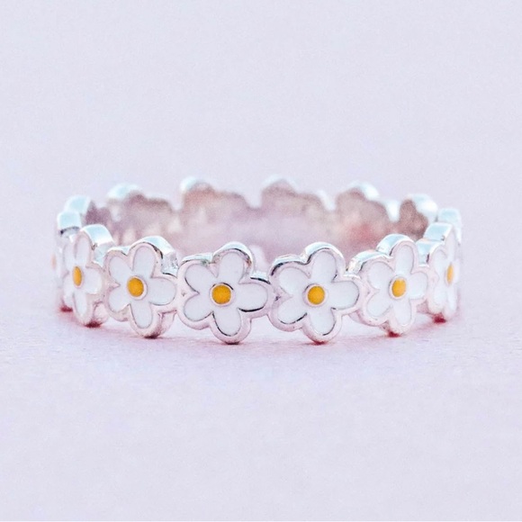 Pura Vida Painted Blooms Ring Size 8 - Picture 2 of 4